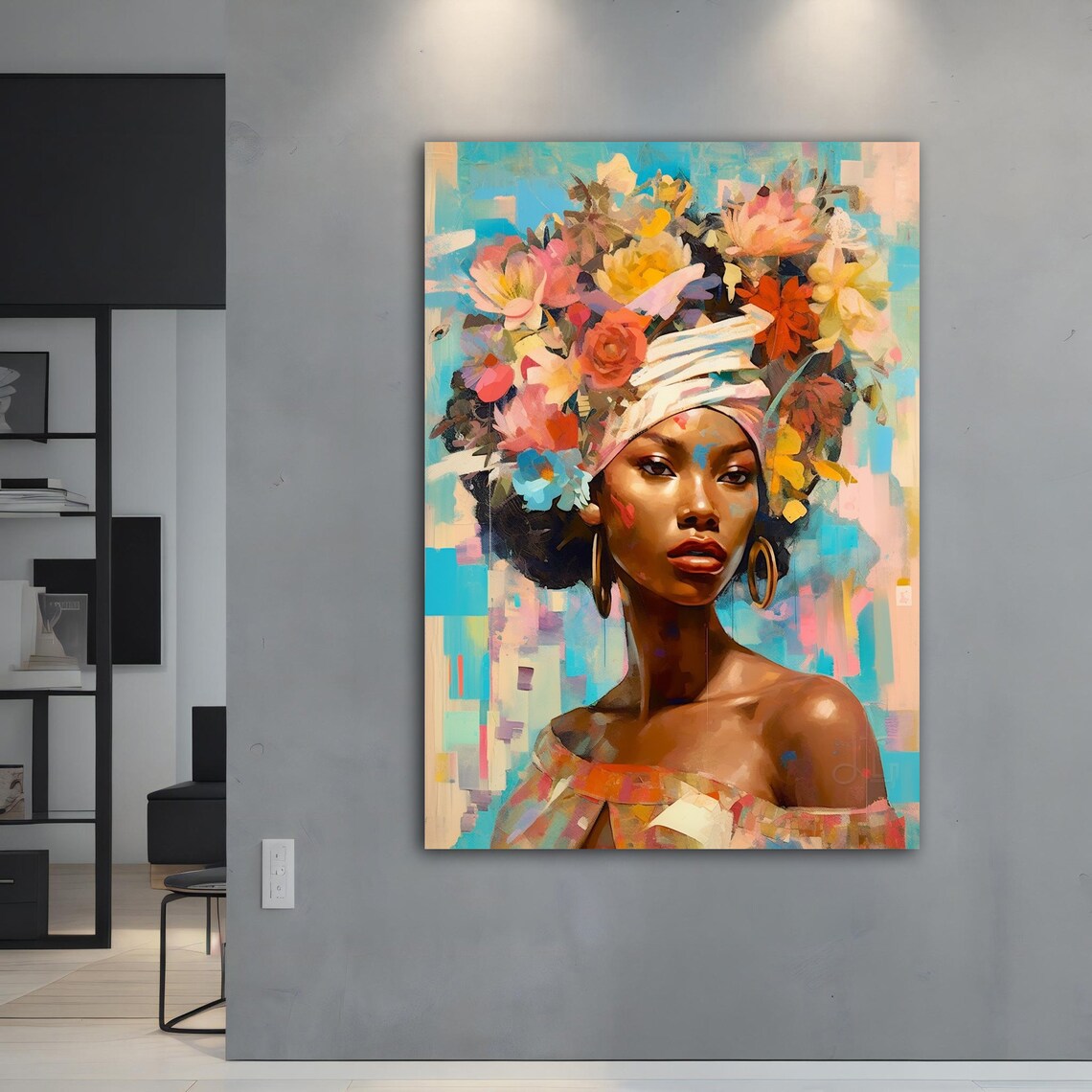 Ethnic Wall Art Ethnic Wall Decor African Wall Art African Print Ethnic Ethnic Painting Print - Image 5