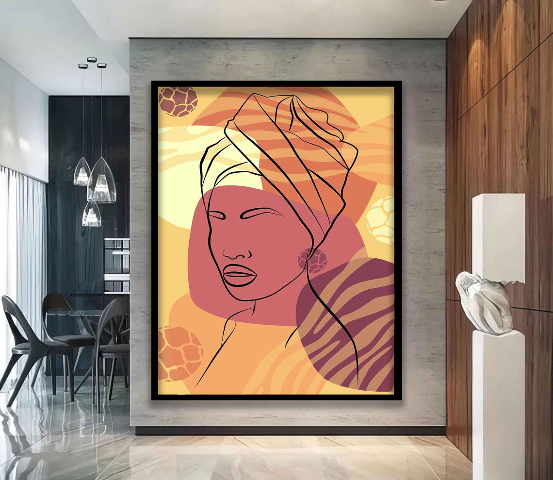 Modern Woman Wall Art Modern Woman Print Woman Woman Wall Decor Woman Wall Art Woman Painting