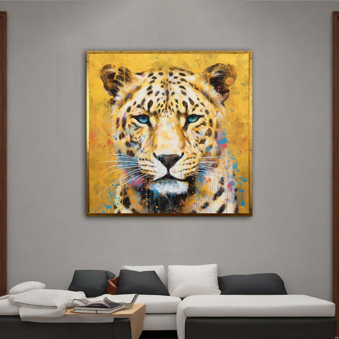 Leopard Print Colorful Leopard Art Print - Image 5