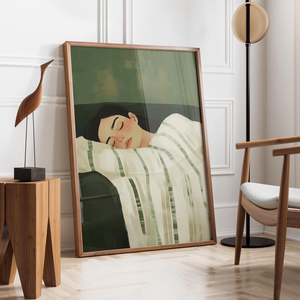 Abstract People, Contemporary Minimalist Poster