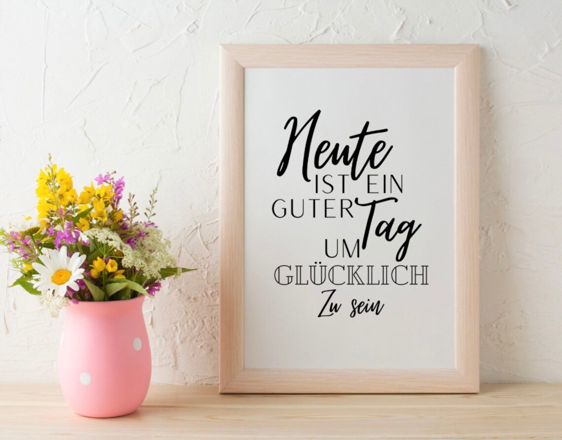 Today Is A Good Day To Be Happy Spring Poster - Image 3