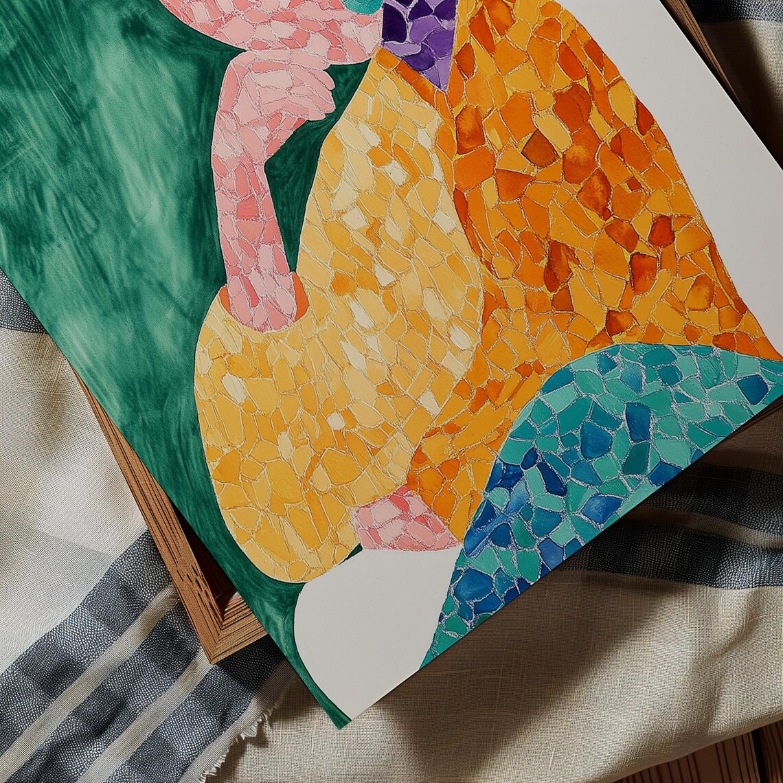 Mosaic Abstract Travel Poster - Image 5