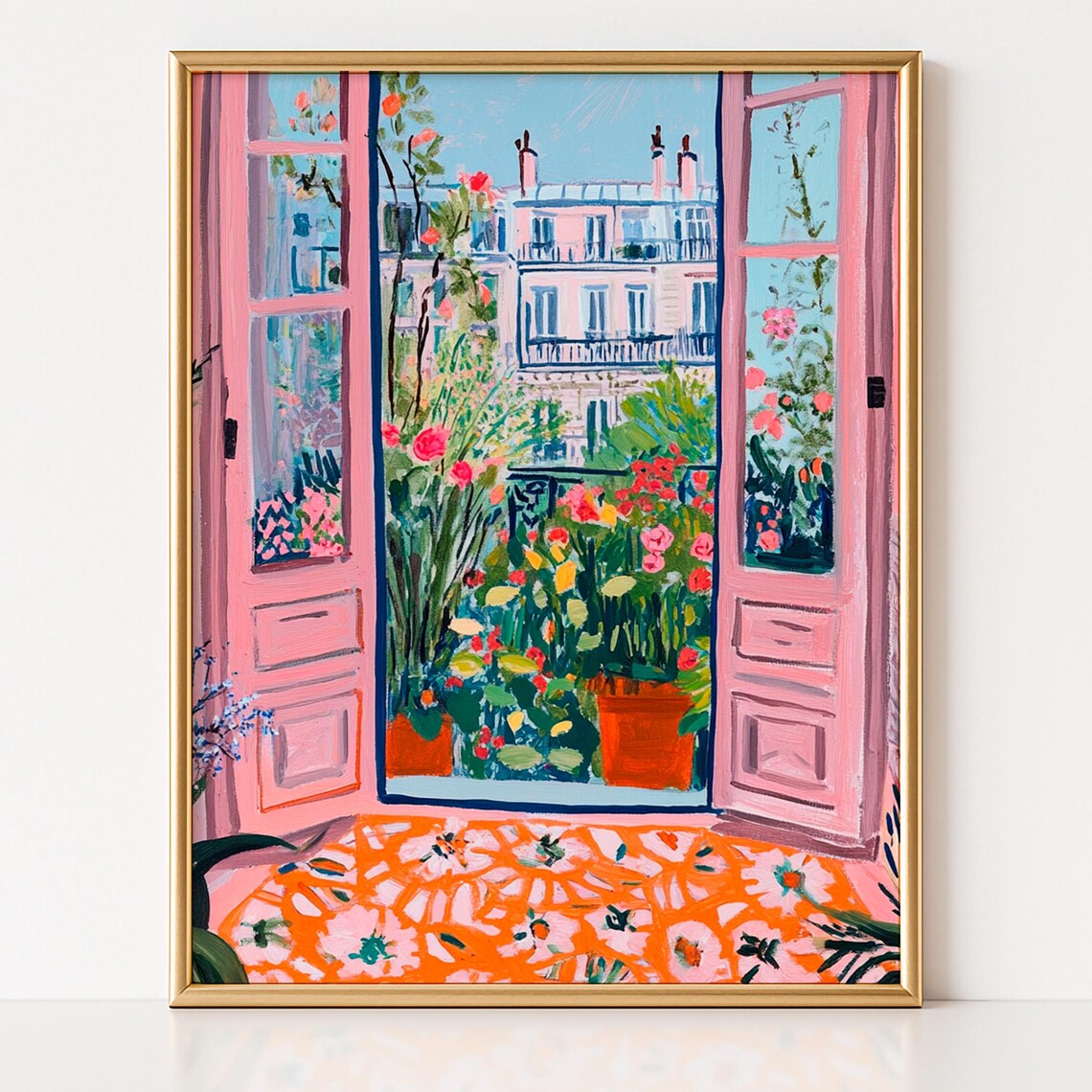 Parisian Open Window Henri Matisse Modern Art Print