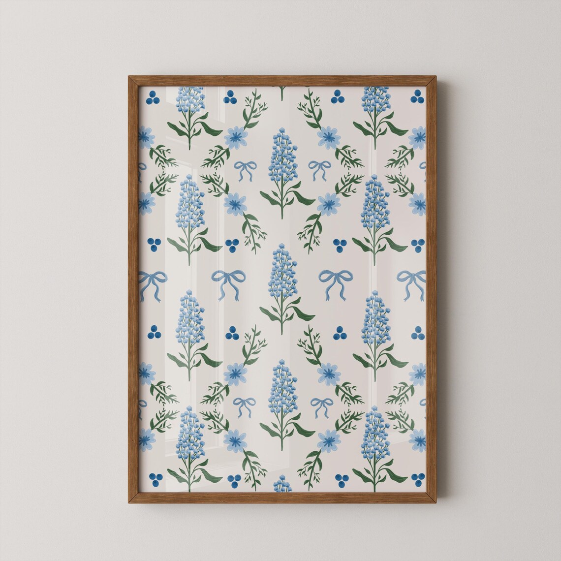 Hydrangea Grandmillennial Art Print, Vintage Floral - Image 6