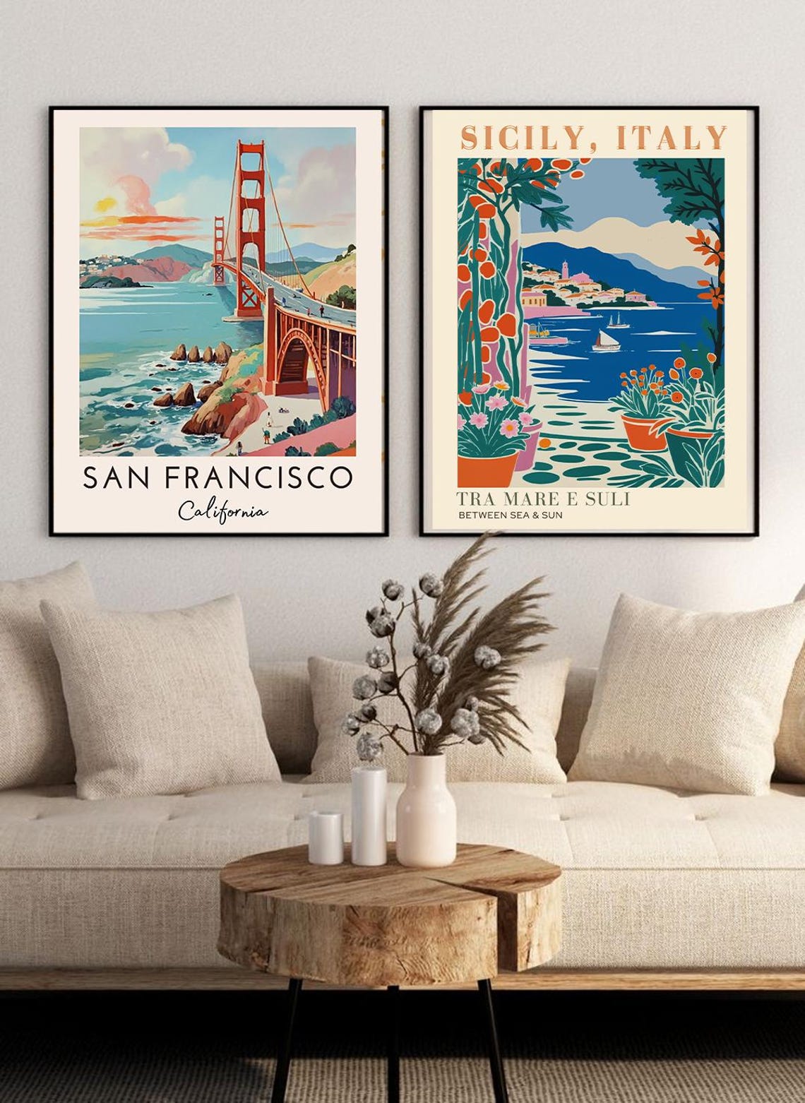 San Francisco, California City Art Print - Image 6