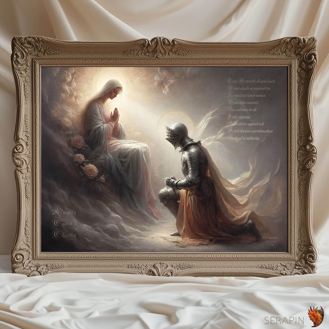 Knights Code Of Chivalry And Honor Art Print - Image 4