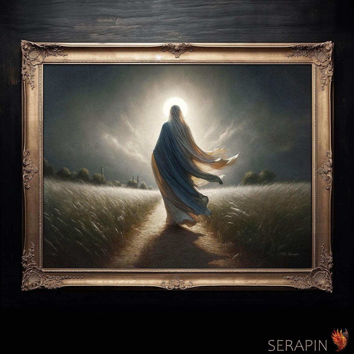 Blessed Virgin Mary Catholic Marian Art Print