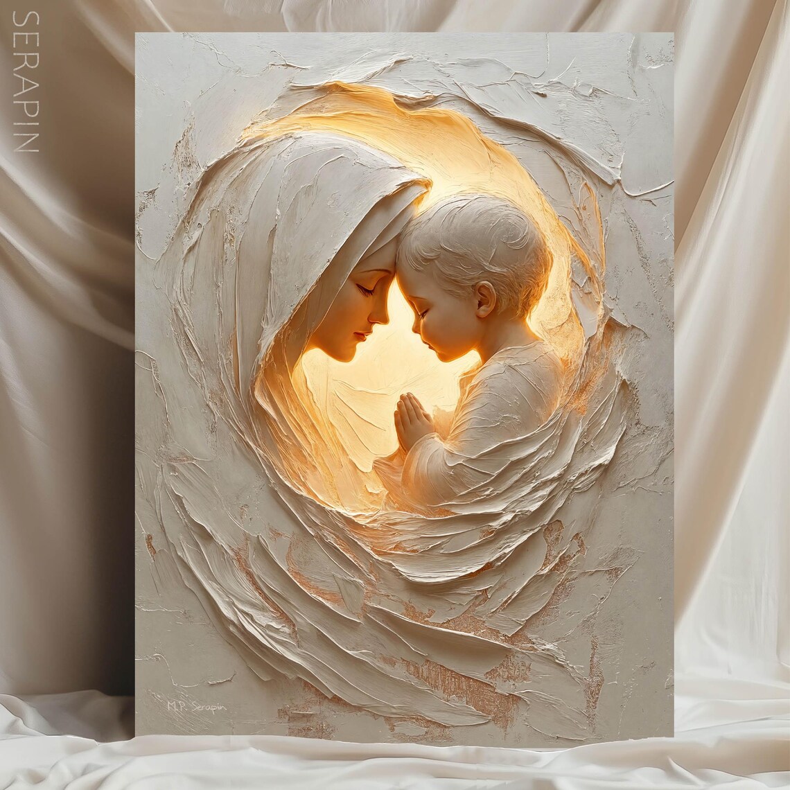 Madonna And Child, Virgin Mary With Baby Jesus Art Print - Image 5