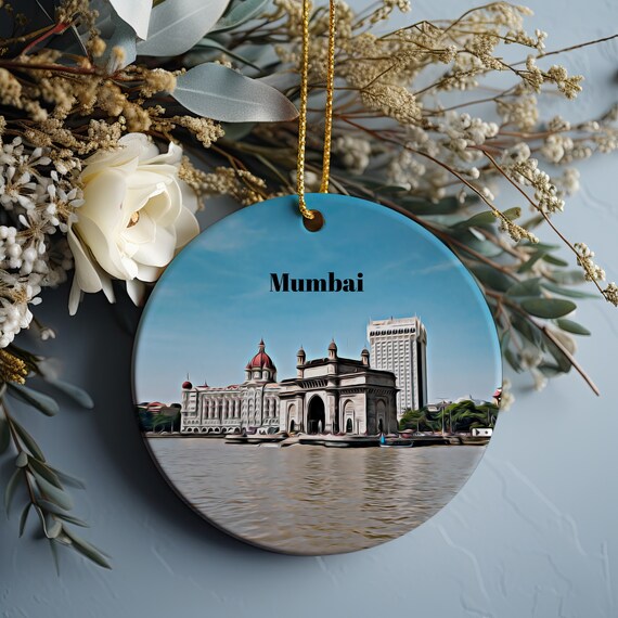 Mumbai Gateway of India Christmas Ornament Travel Souvenir Gift Poster