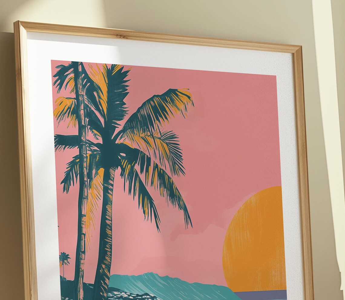 Maui Hawaii Sunset Serenity Art Print - Image 4