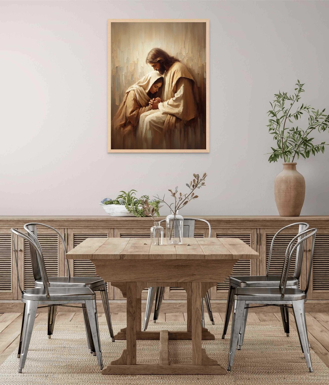 His Forgiveness Jesus and Woman Christian Art Print - Image 6