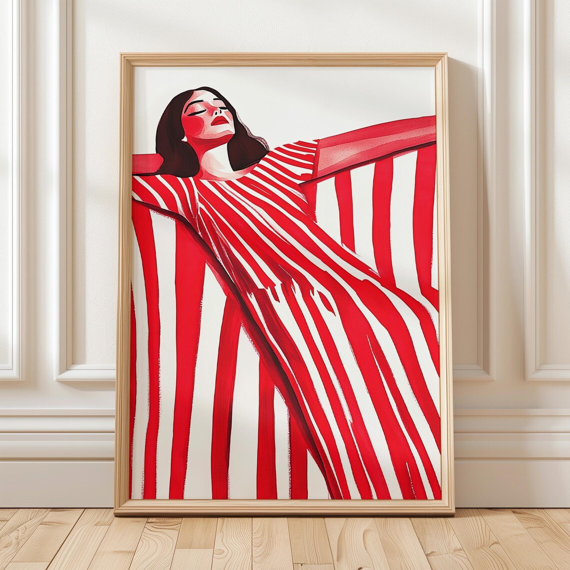 Abstract Woman, Bold Minimalist Poster Print
