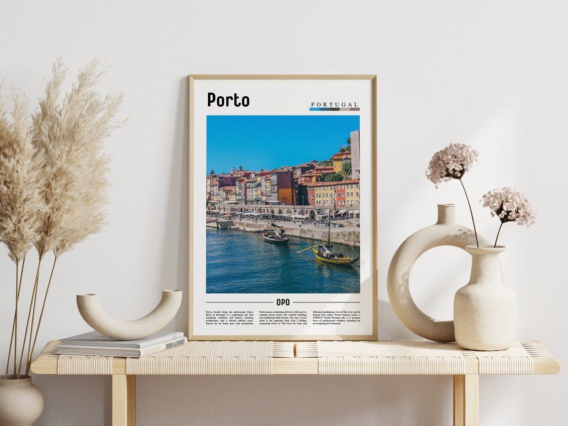 Porto Poster Porto Print Porto Wall Art Europe Photo Europe Poster Europe Print Travel Poster - Image 3