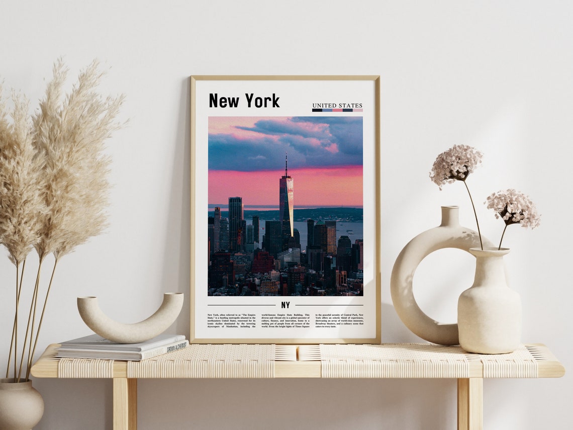 New York Poster New York Print New York Wall Art Ny Photo Ny Poster Ny Print New York Photo Travel Poster - Image 3