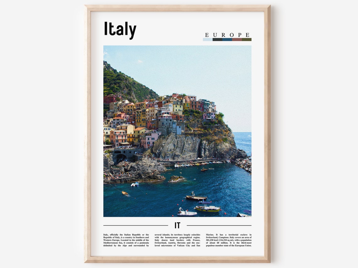 Italy Poster Italy Print Italy Wall Art Italy Photo Italy Poster Italy Print Italy Wall Art Minimal Travel Poster