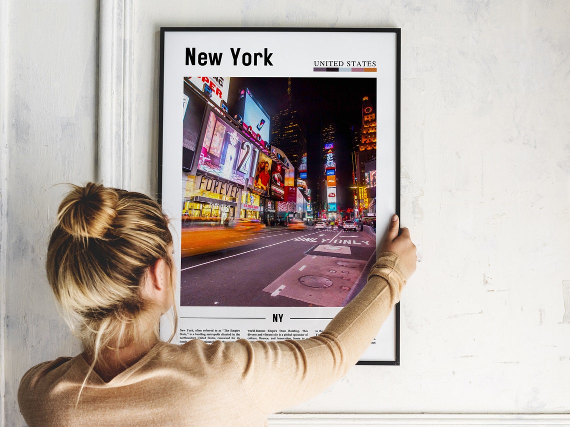 New York Poster New York Print New York Wall Art Ny Photo Ny Poster Ny Print New York Photo Travel Poster - Image 2
