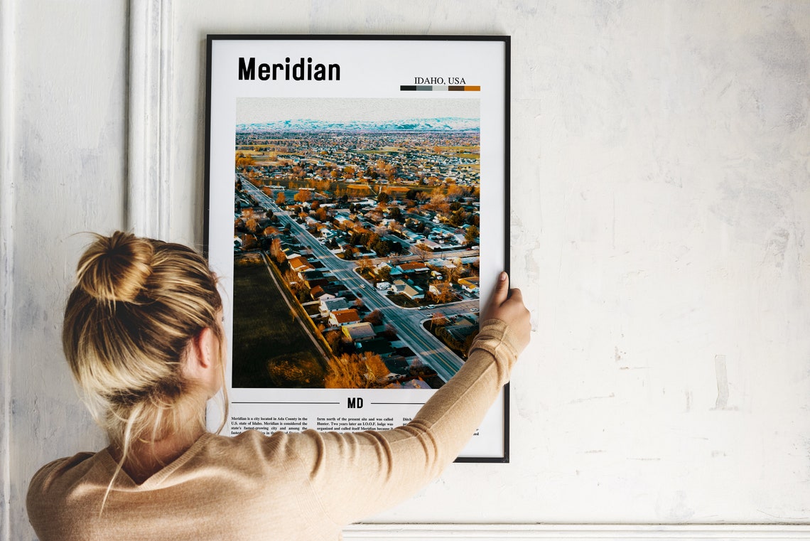 Meridian Poster Meridian Print Meridian Wall Art United States Photo United States Poster United States Print Travel Poster - Image 2