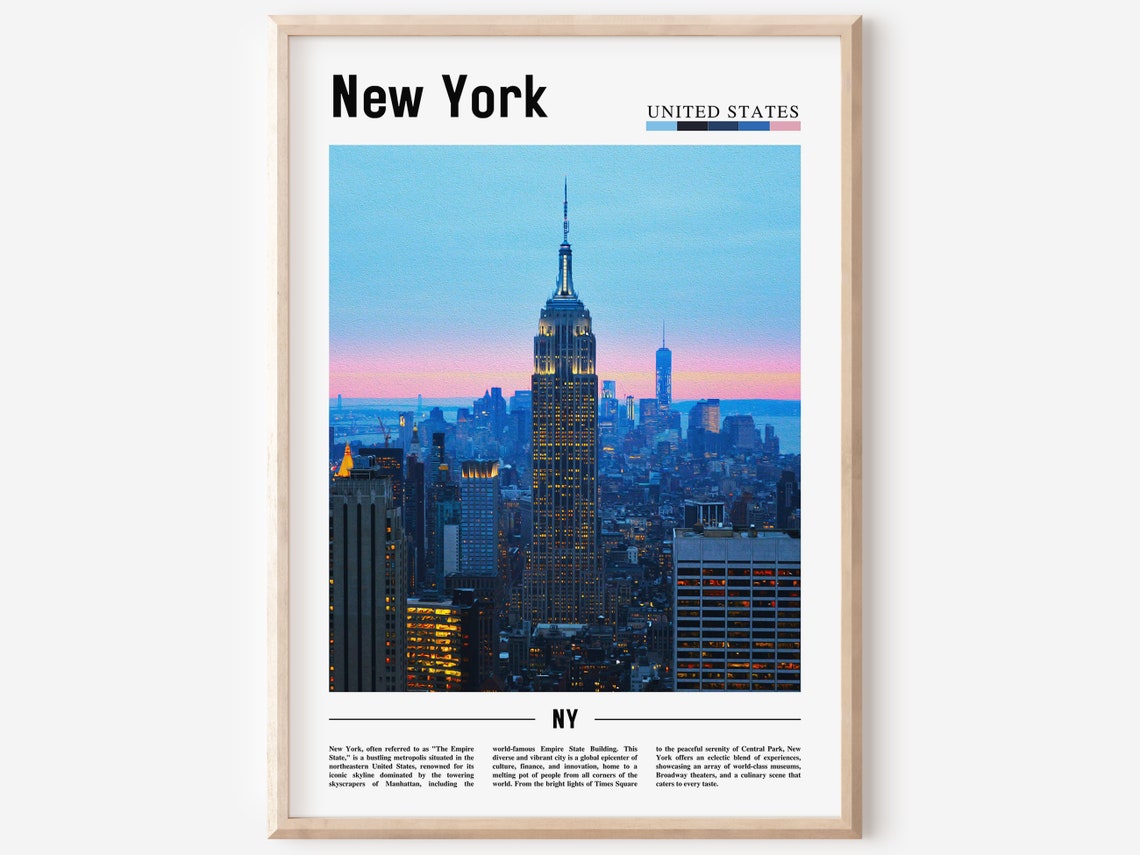 New York Poster New York Print New York Wall Art Ny Photo Ny Poster Ny Print New York Photo Travel Poster