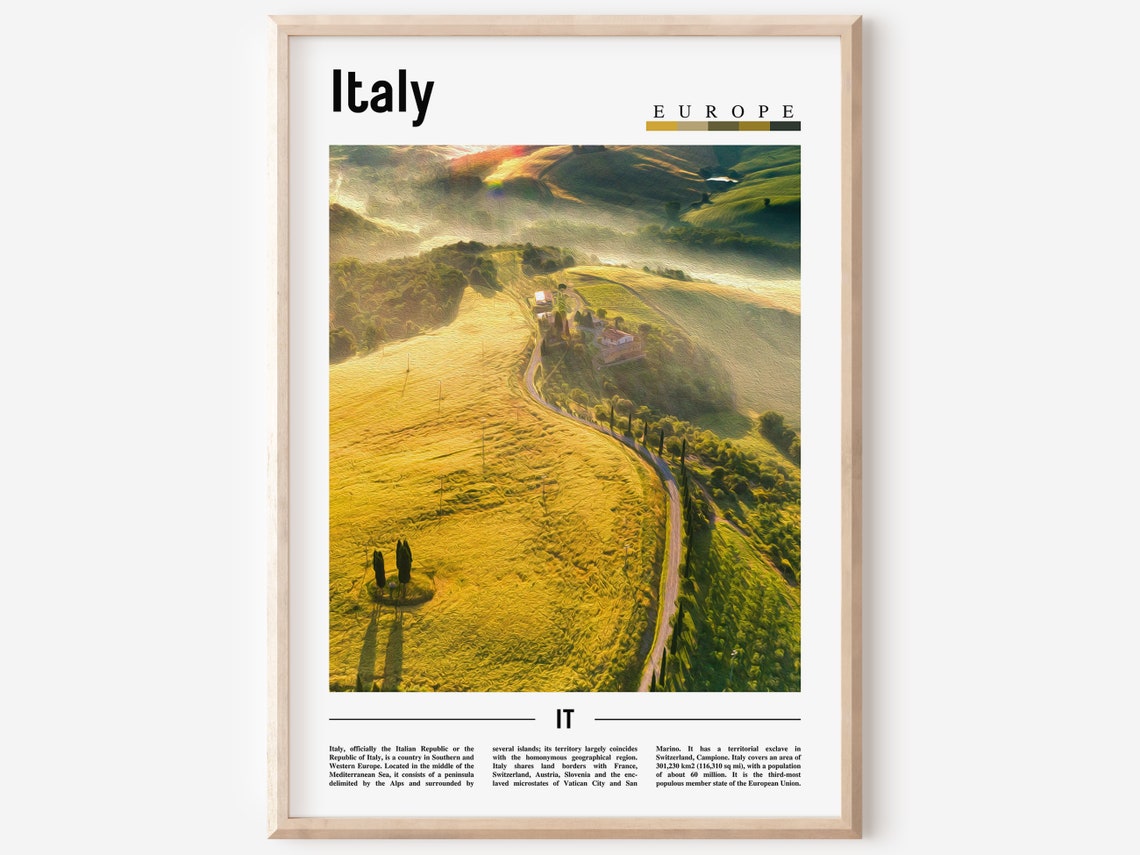 Italy Poster Italy Print Italy Wall Art Italy Photo Italy Poster Italy Print Italy Wall Art Minimal Travel Poster
