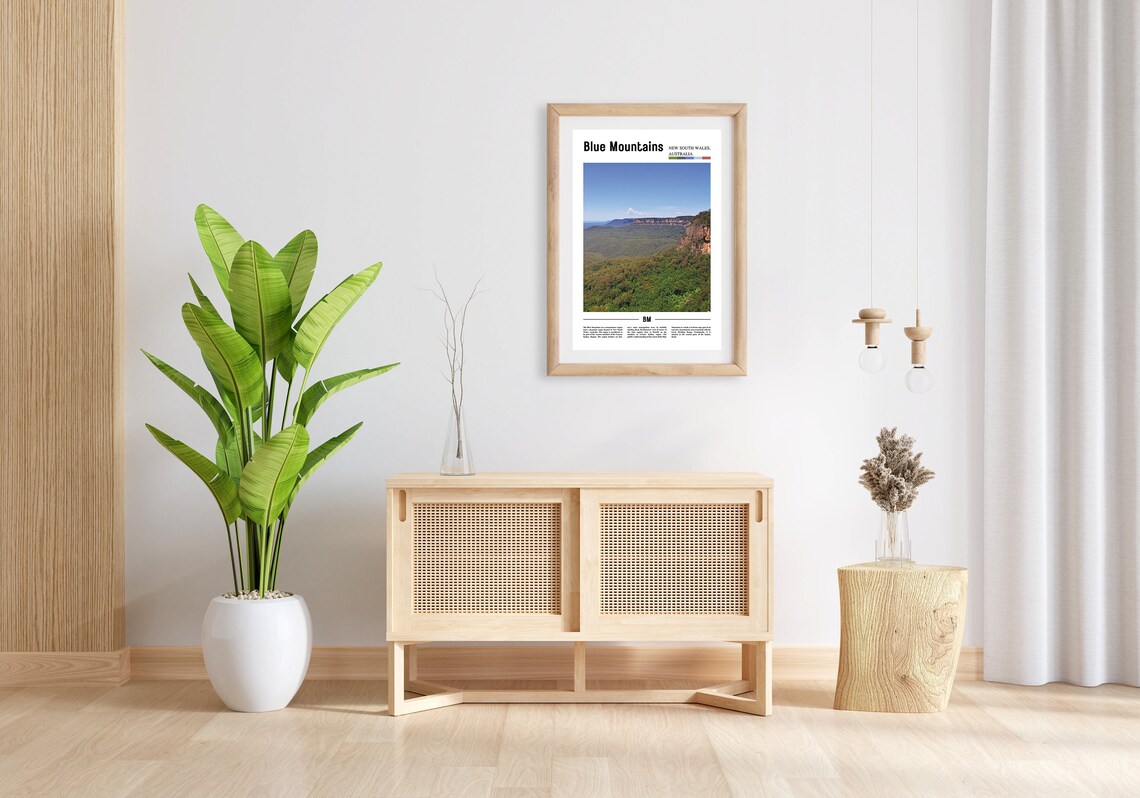 Blue Mountains New South Wales Australia Forest Valley Photo Poster - Image 3
