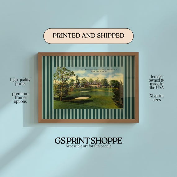 Biltmore Golf Course Horizontal Art Print