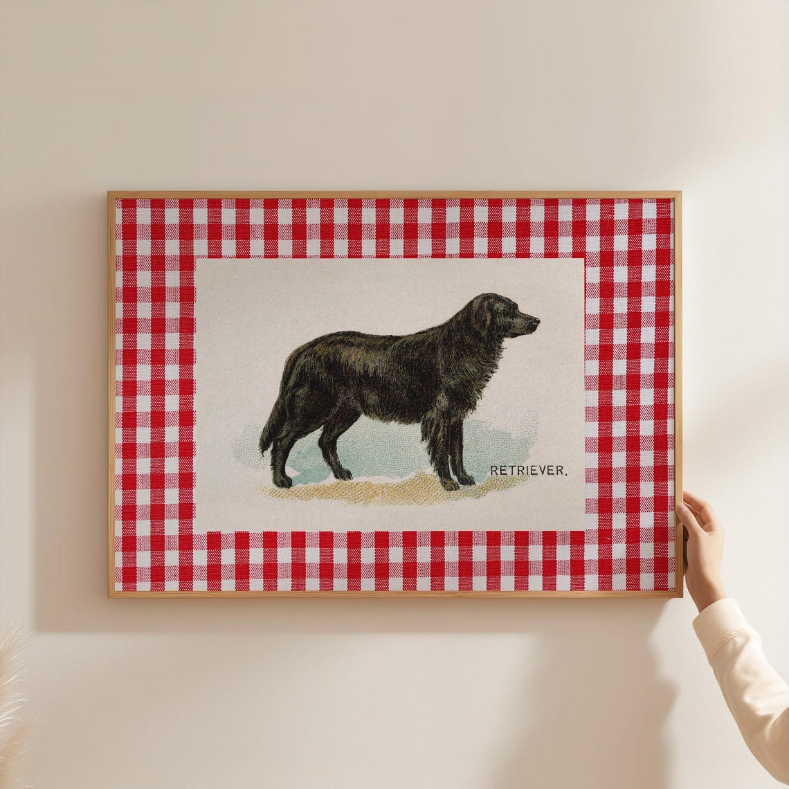 Retriever Art Print Vintage Dog Art Vintage Art Dog Lover Art Dog Poster Retro Dog Art Print Gs Print Shoppe Art - Image 2