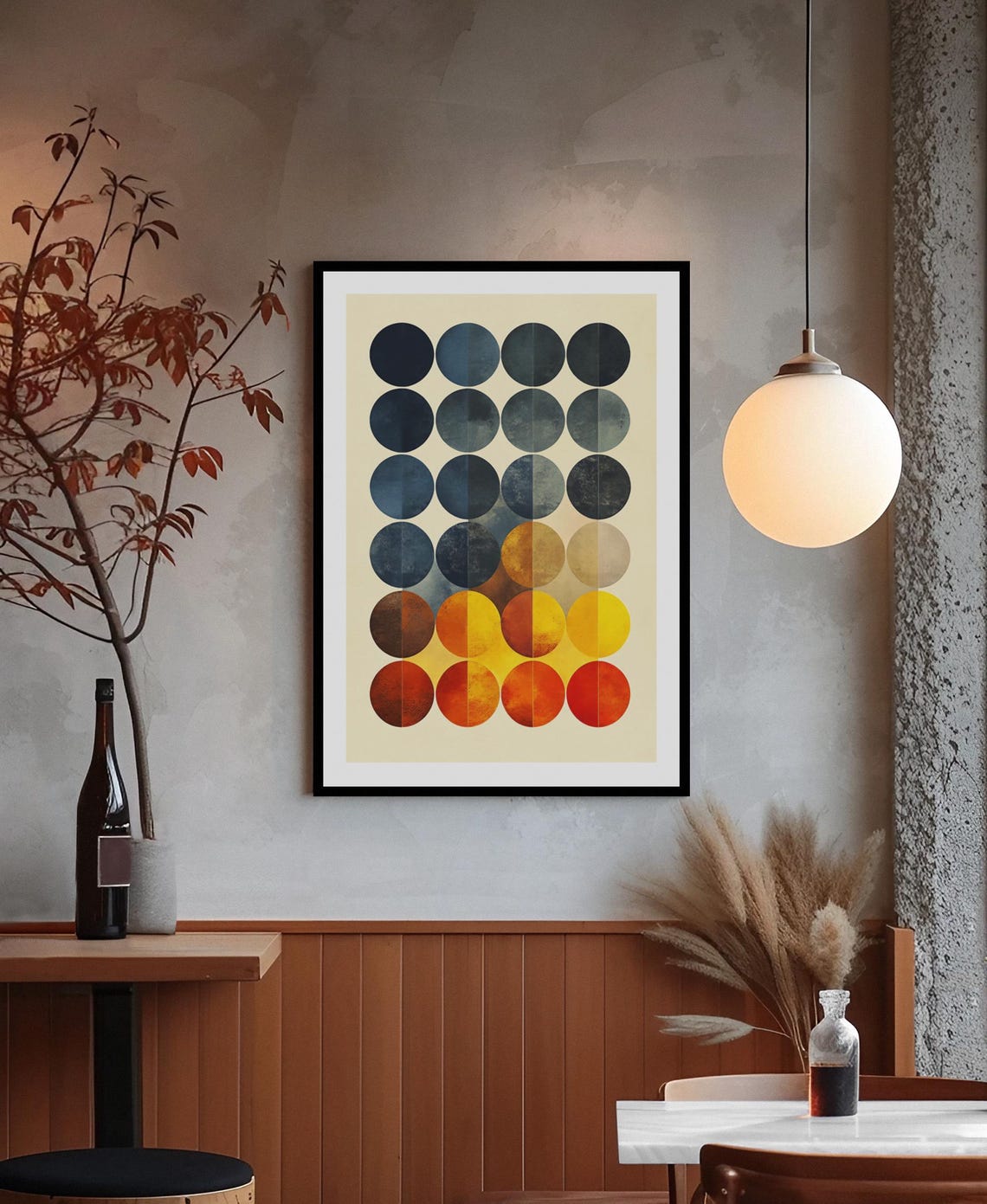 Abstract Circle Wall Art Modern Minimalist Decor Living Room Poster Geometric Art Print Office Wall Decor Gift Idea - Image 2