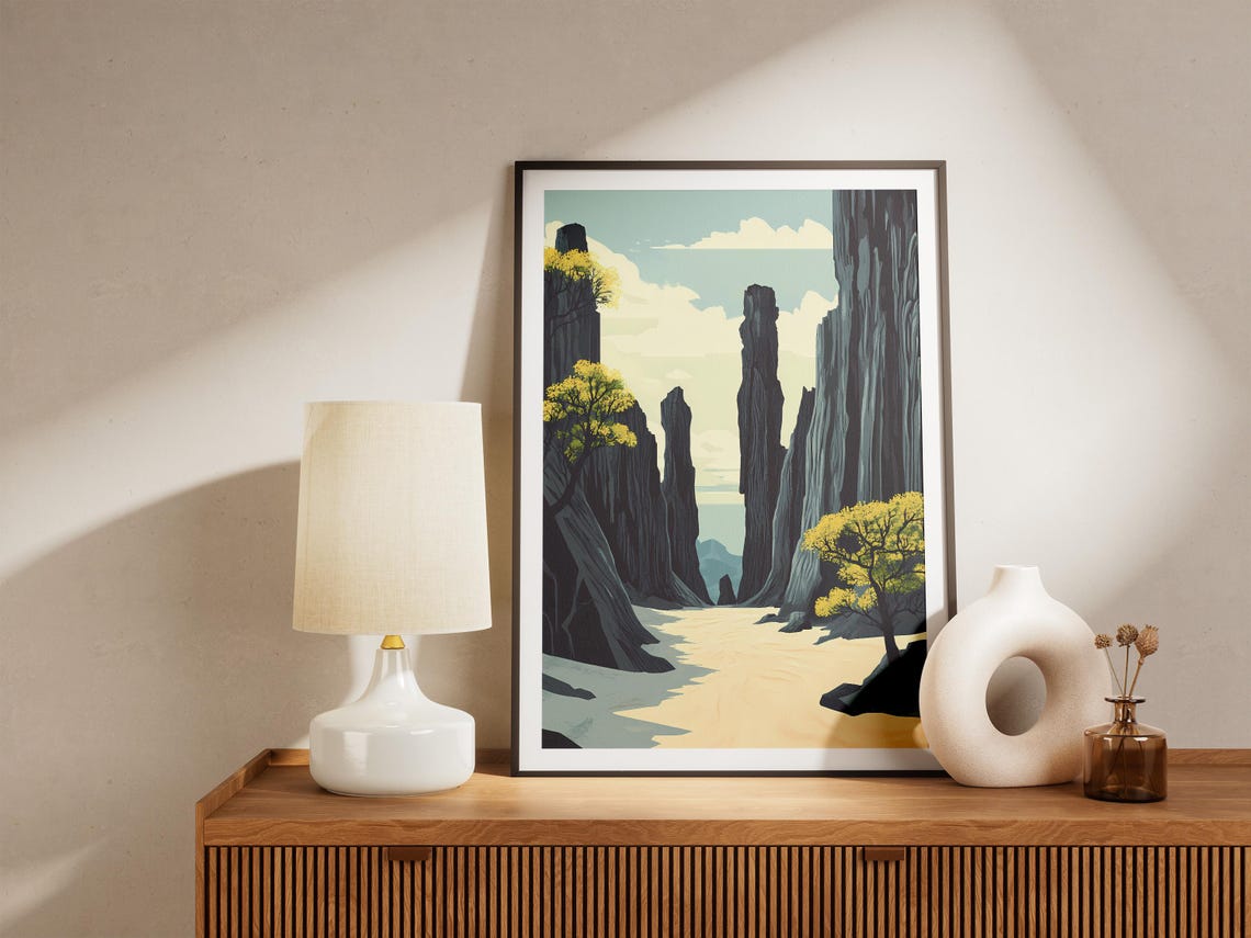 Tsingy De Bemaraha Great Stone Forest Limestone Spires Poster - Image 5