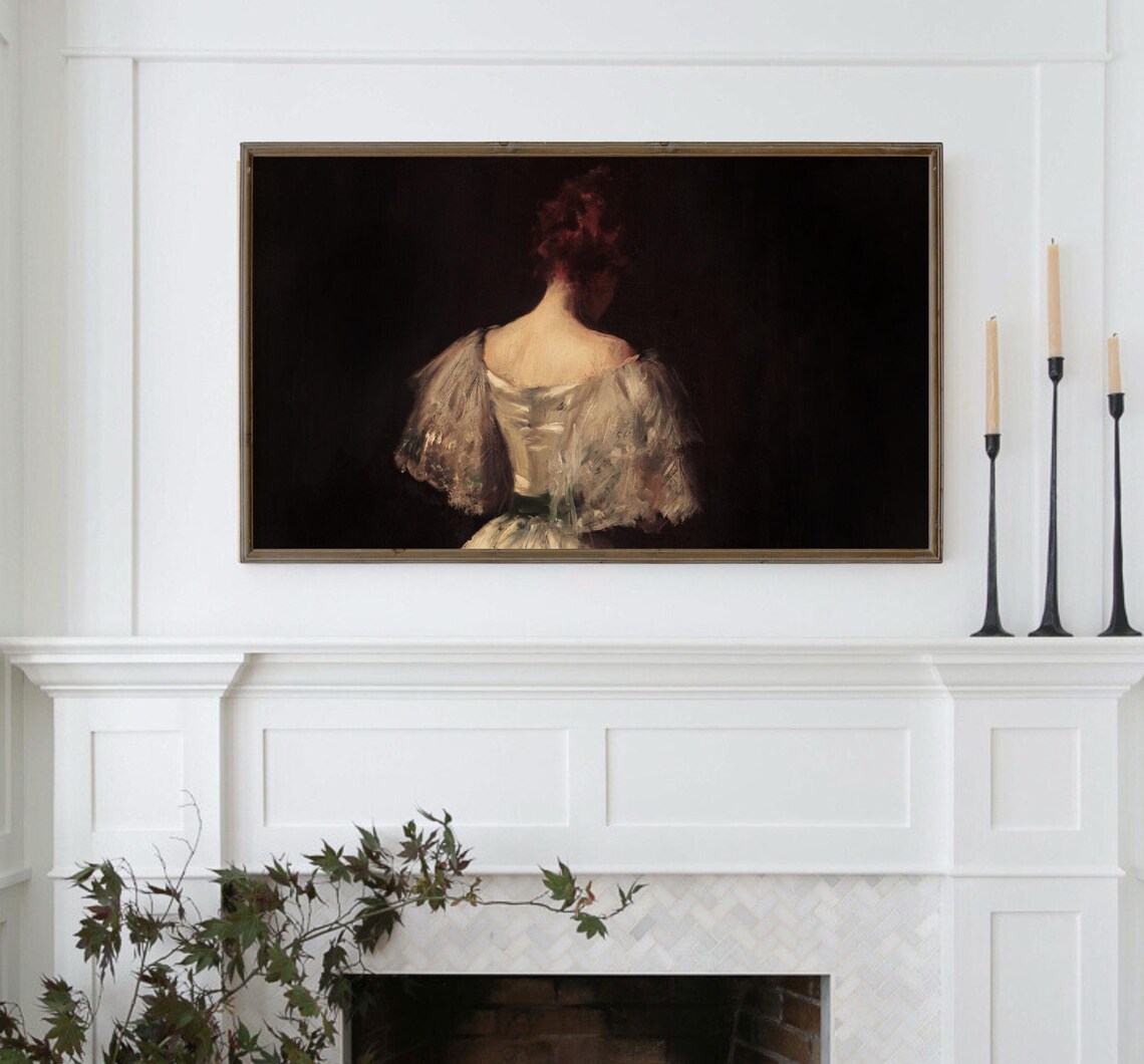 Vintage Spring Oil Painting Art Print for TV - Image 4