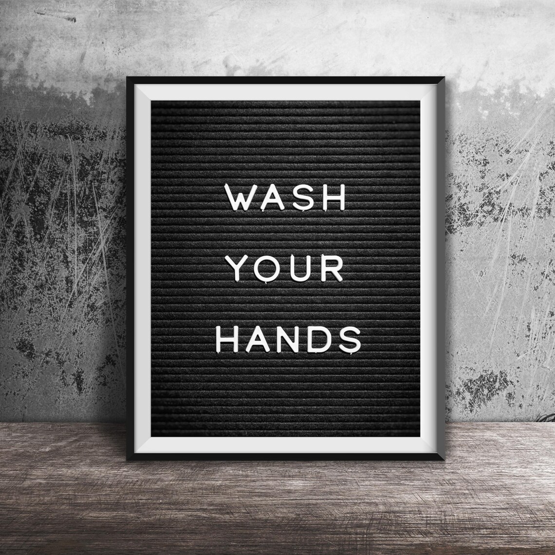 Wash Your Hands Unframed Photography Print Funny Boys Bathroom Decor Shower Bath Wall Art