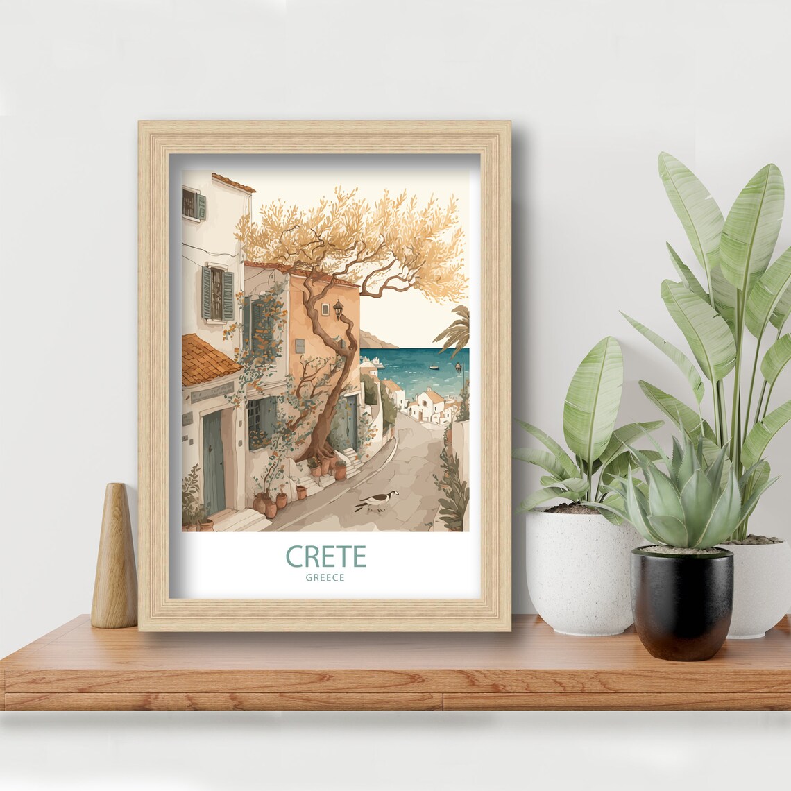 Crete Greece Travel Print Art Print - Image 4