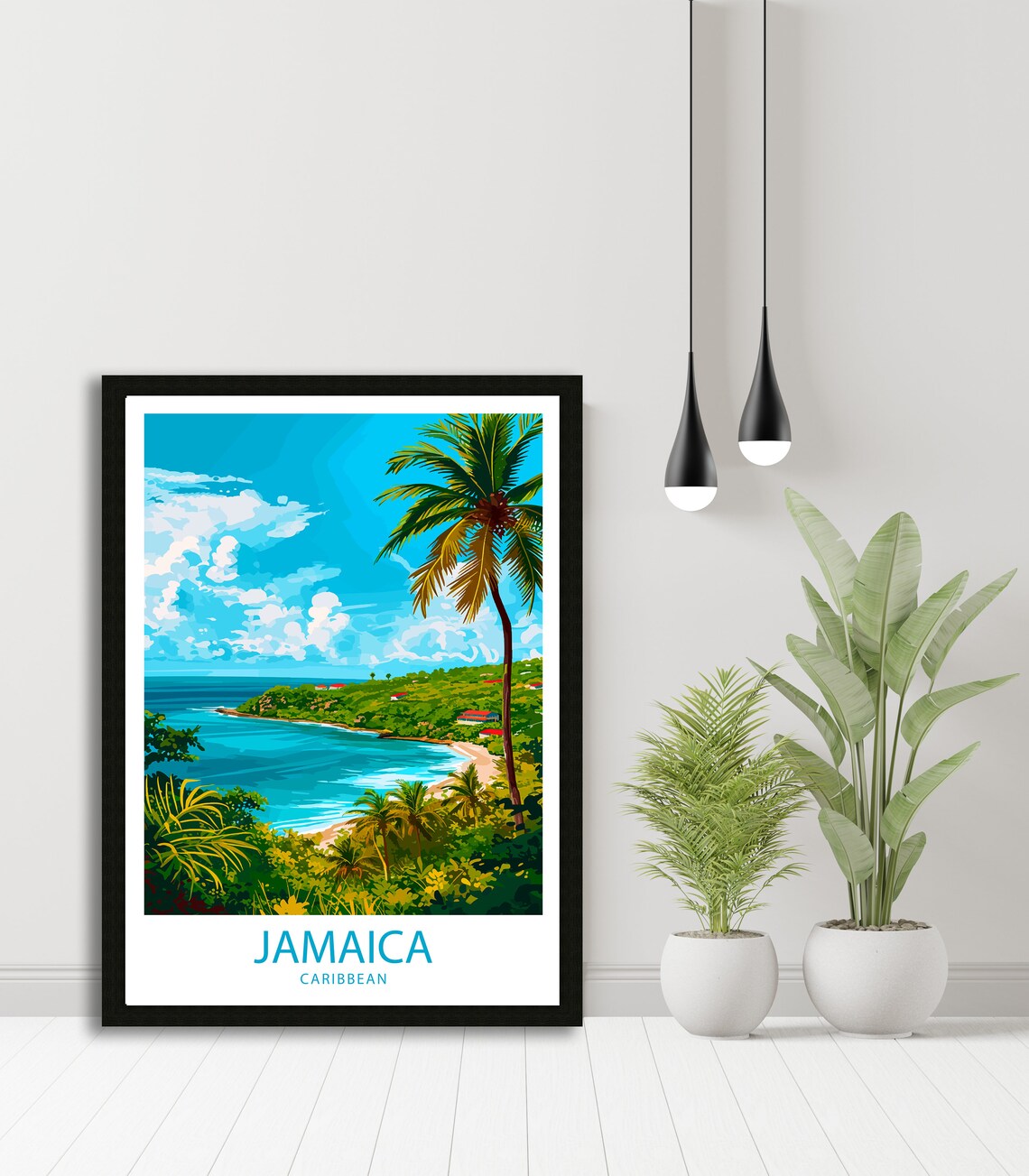 Jamaica Travel Poster, Caribbean Island Wall Decor - Image 4