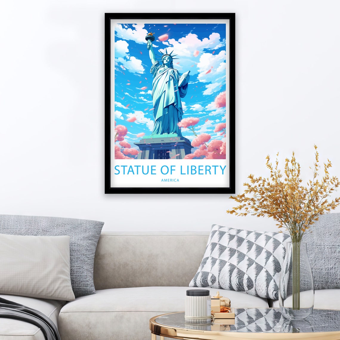 Statue Of Liberty Print Statue Of Liberty Poster Home Dcor Statue Of Liberty Wall Art Statue Of Liberty Wall Decor Statue Of Liberty Poster - Image 2