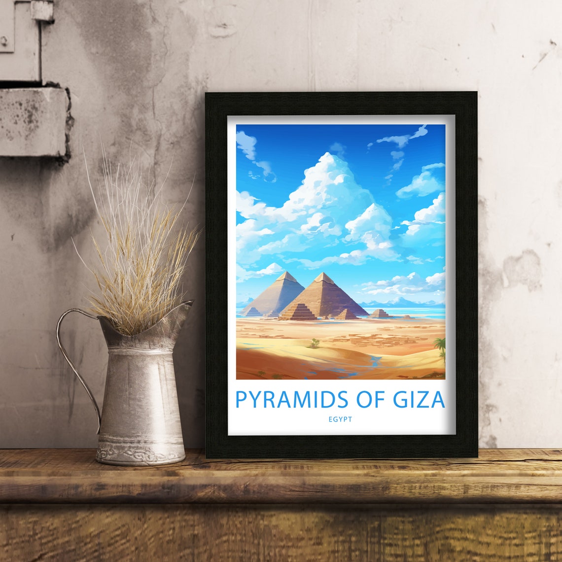 Pyramids Of Giza Print Pyramids Of Giza Poster Home Dcor Pyramids Of Giza Wall Art Pyramids Of Giza Wall Decor Pyramids Of Giza Poster - Image 6