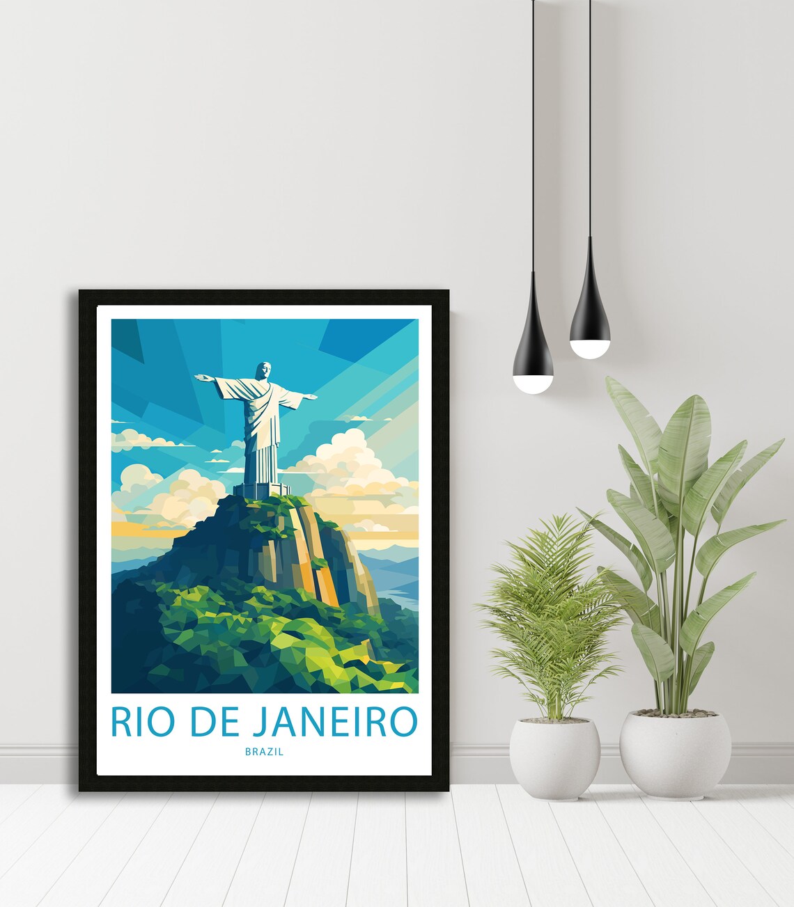 Rio De Janeiro Brazil Travel Poster Art Print - Image 4