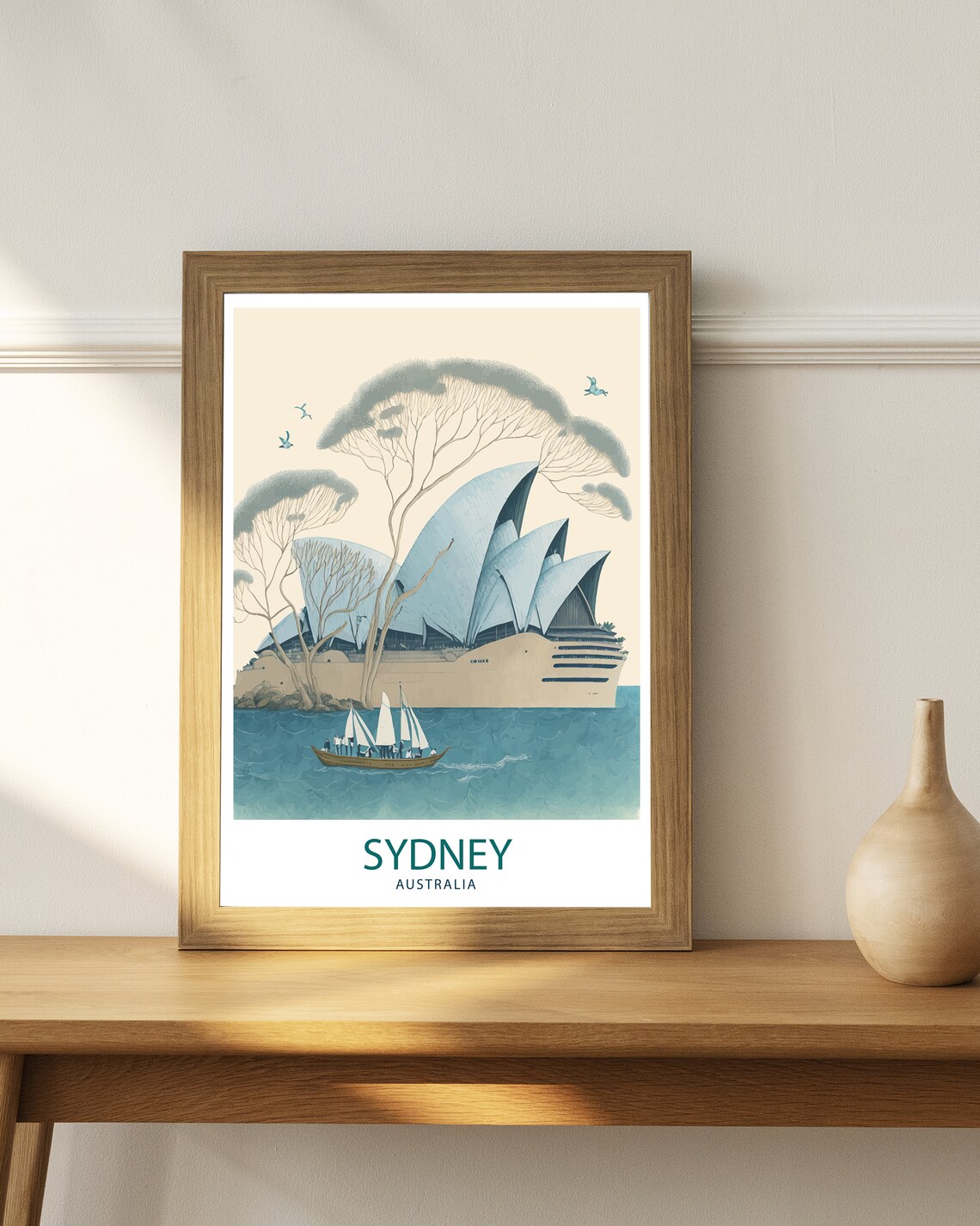 Sydney Opera House Travel Poster, Wall Decor Print - Image 3