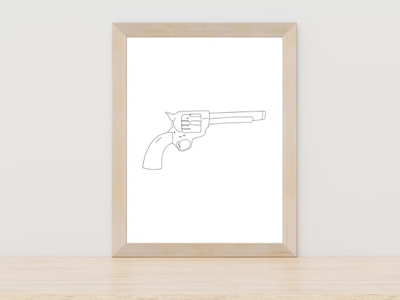 Gun Line Art