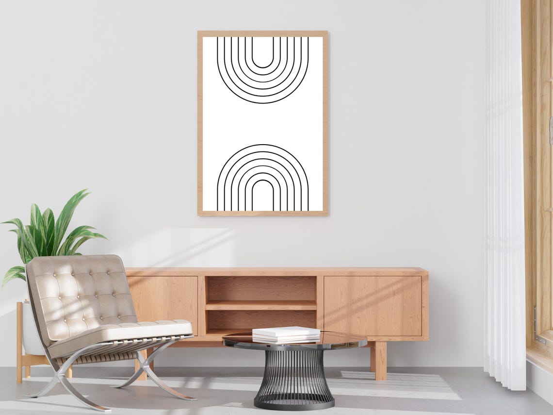 Rainbow Minimal Wall Art - Image 4