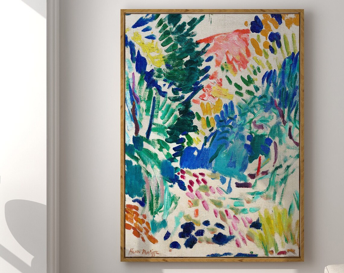 Matisse Landscape at Collioure Abstract Art Print