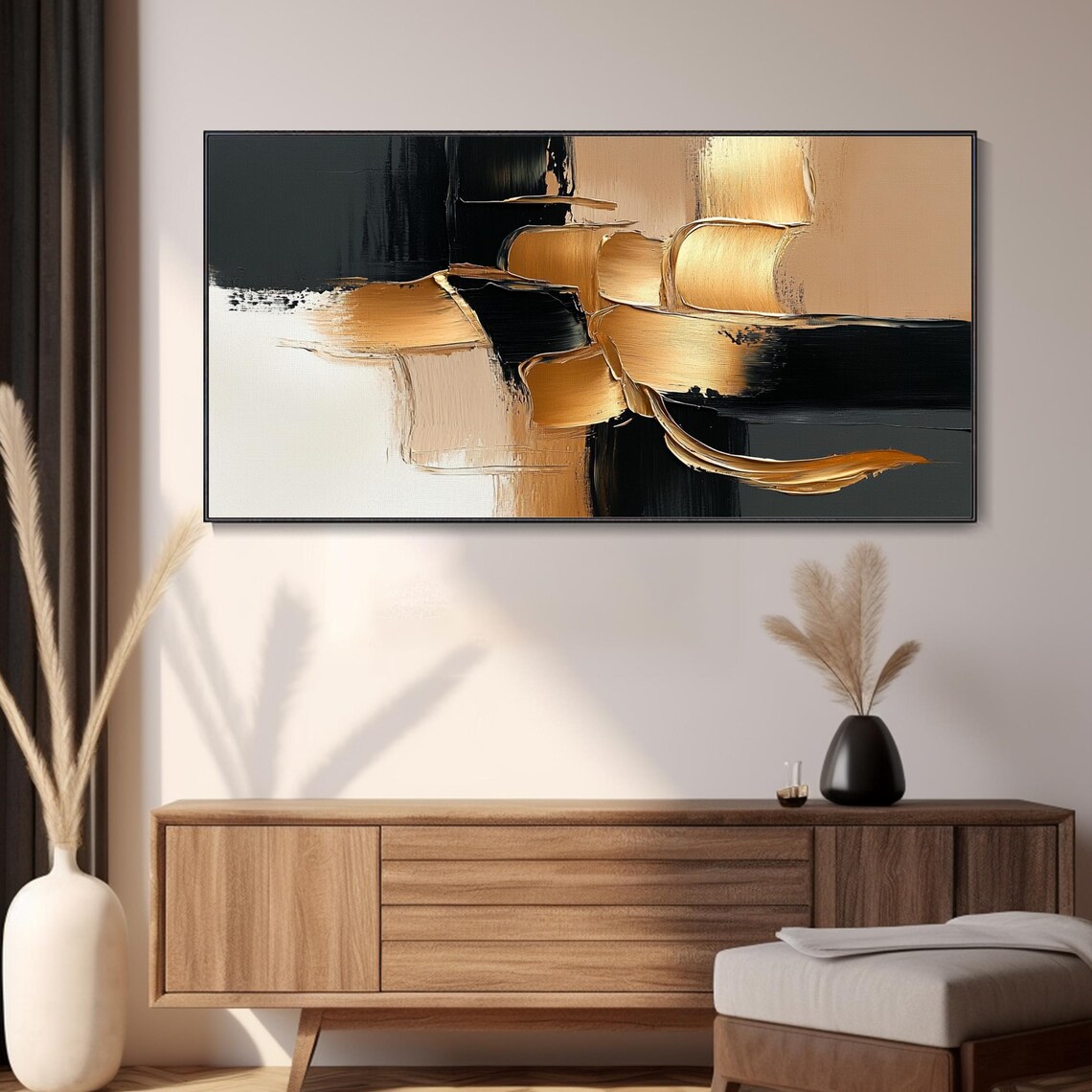 Abstract Knife Art, Modern 3D Texture Wall Art Print - Image 4
