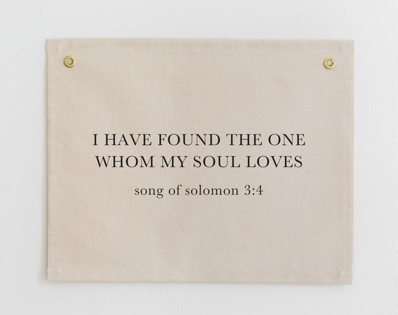 I Have Found The One Whom My Soul Loves Poster