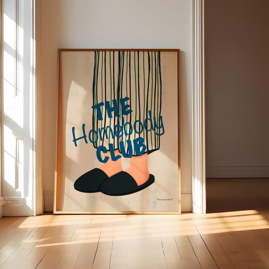The Homebody Club, Line Art Poster