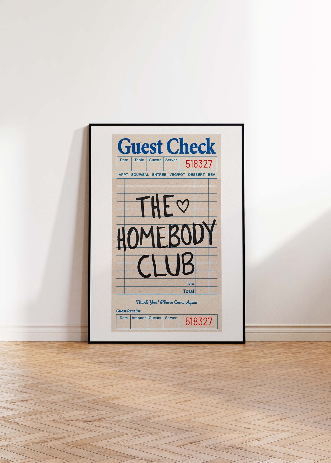 The Homebody Club Retro Bar Cart Art Print - Image 3