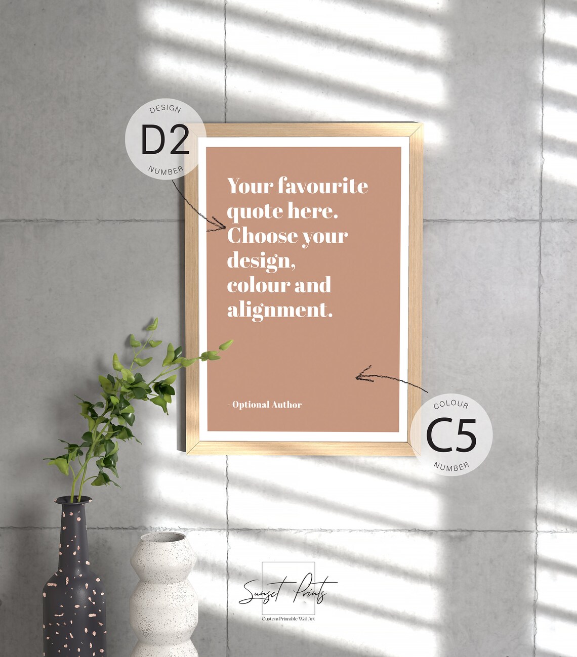 Customizable Favorite Quote Teal Poster Template With Your Own Text Design - Image 2