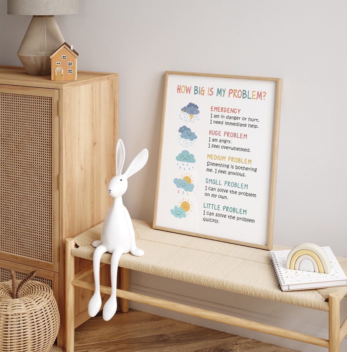 How Big Is My Problem? Psychology Art Print - Image 3