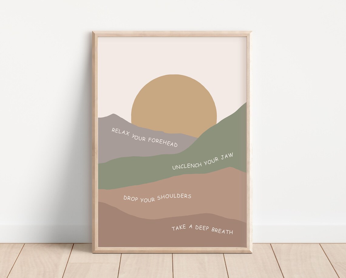 Grounding Technique Relax Sequence Art Print - Image 2