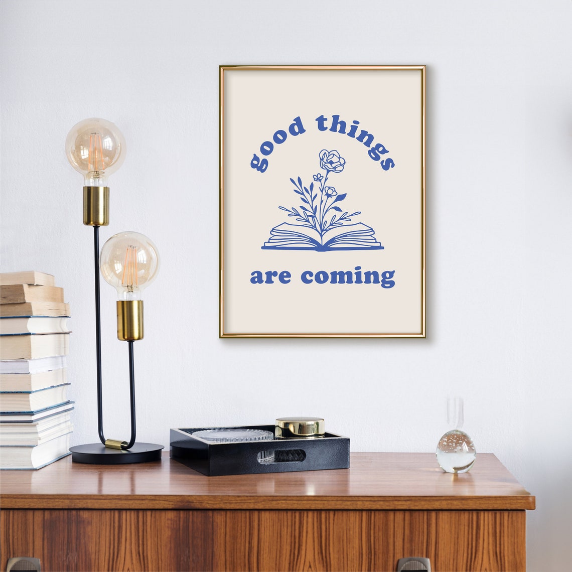 Good Things Are Coming Retro Print Affirmations Wall Art Inspirational Quotes Quote Wall Art - Image 3