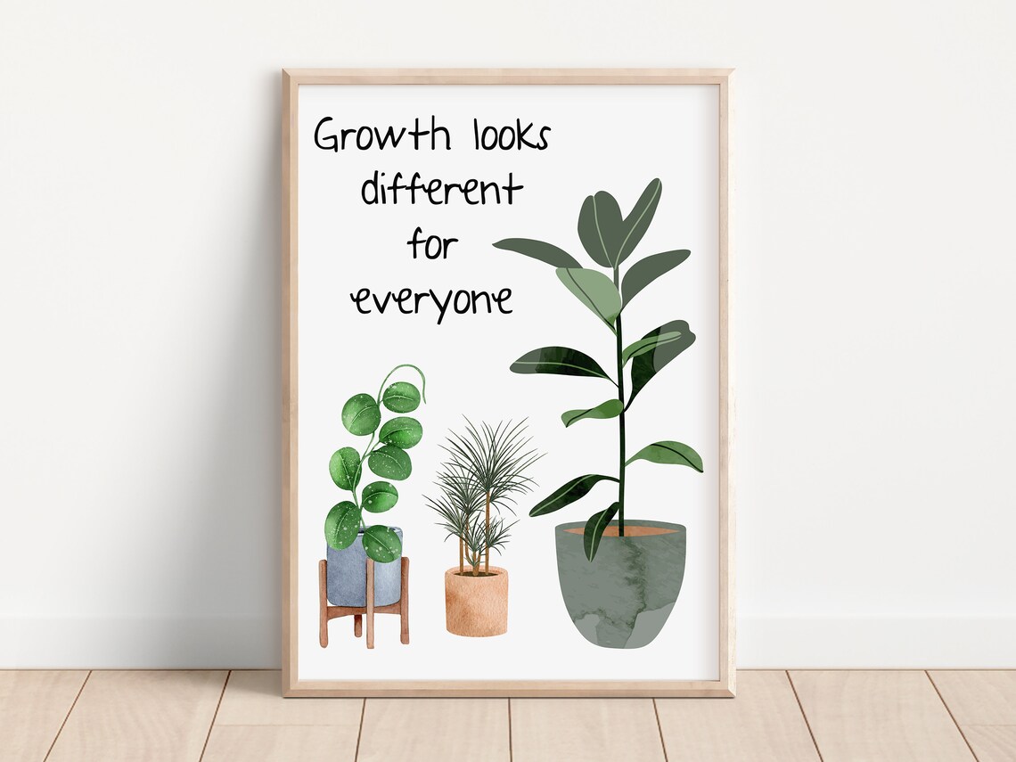 Growth Mindset Therapy Office Wall Art Print - Image 3