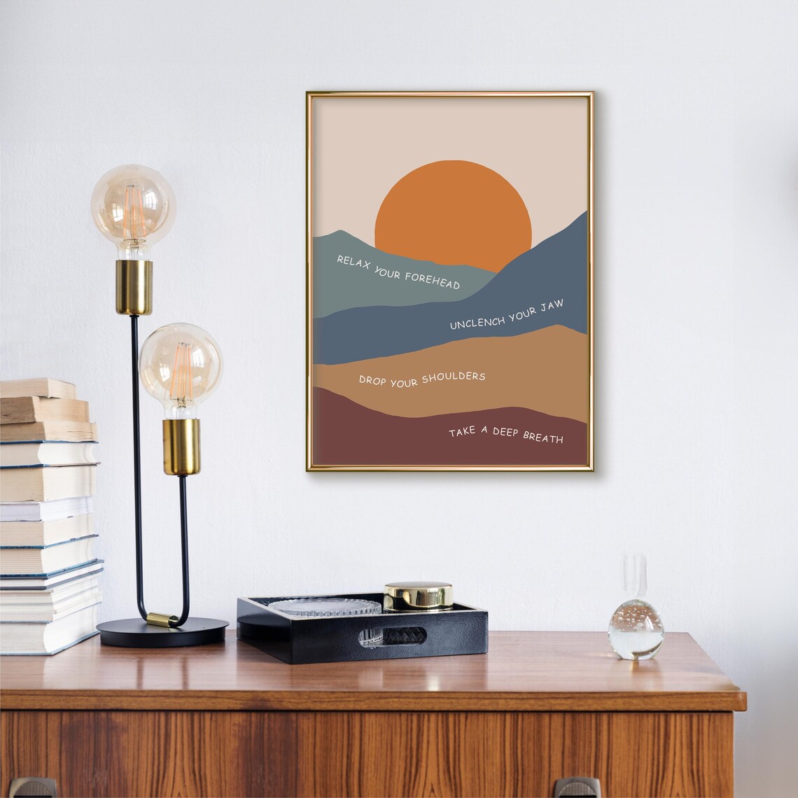 Grounding Technique Poster, Therapy Office Decor - Image 2