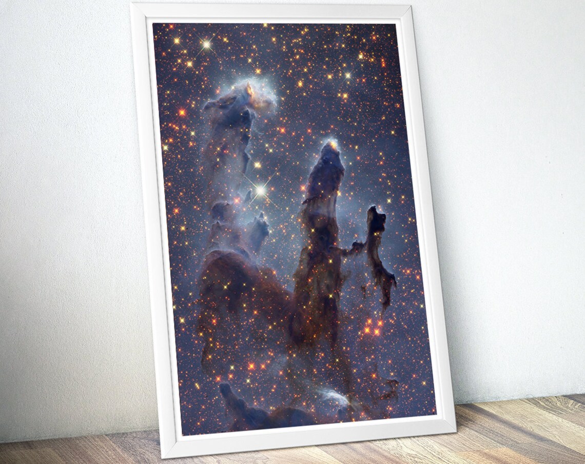 Pillars of Creation Art Print, Space Astronomy - Image 4
